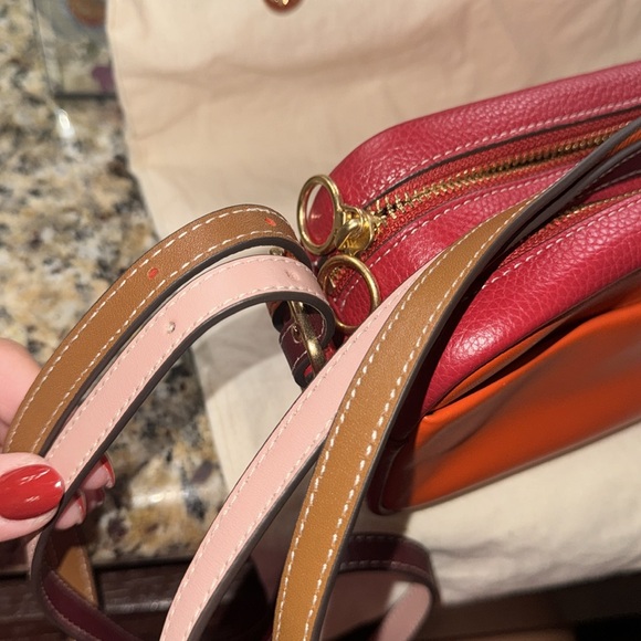 TORY BURCH Perry Bombe Double Strap Mini Bag; dust bag included - Picture 8 of 10